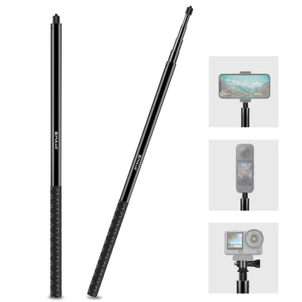 PULUZ 3m Metal Selfie Stick Monopod  for Insta360 One RS / X2 / X3, 3m Monopod