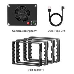 PULUZ Camera Cooling Fan Semiconductor Radiator for Sony / Canon / FUJIFILM / Nikon Cameras, Cooling Fan