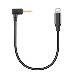 PULUZ 3.5mm TRS Male to 8 Pin Male Live Microphone Audio Adapter Cable for PU3153 / PU3154