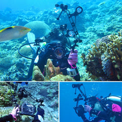 PULUZ 40m Underwater Depth Diving Case Waterproof Camera Housing for Sony RX100 IV, For RX100 IV