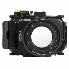 PULUZ 40m Underwater Depth Diving Case Waterproof Camera Housing for Sony RX100 IV, For RX100 IV
