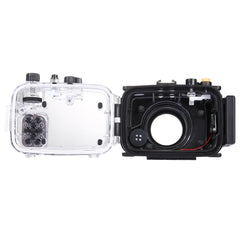 PULUZ 40m Underwater Depth Diving Case Waterproof Camera Housing for Sony RX100 IV, For RX100 IV
