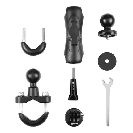 PULUZ Motorcycle Handlebar Fixed Mount U-Bolt Base Holder for GoPro and Other Action Cameras, Handlebar Mount