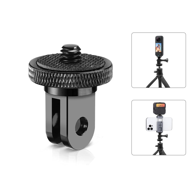 PULUZ 1/4 inch Screw Metal Tripod Mount Action Camera Adapter