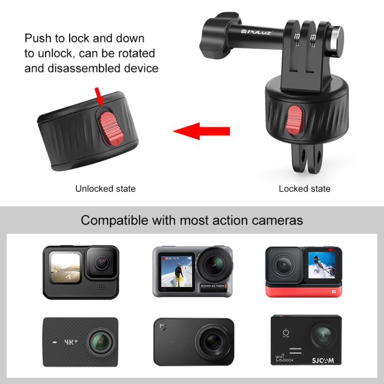 PULUZ Action Camera Magnetic Base Adapter