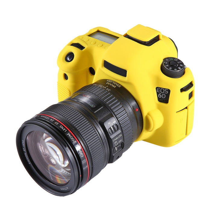 PULUZ Soft Silicone Protective Case for Canon EOS 6D, For Canon 6D