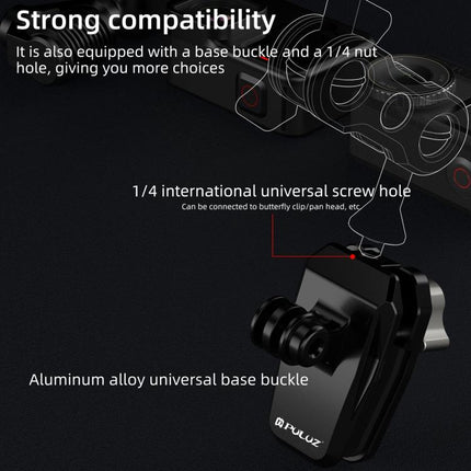 PULUZ Motorcycle Windshield Clip Bracket Camera Mount, Windshield Clip II