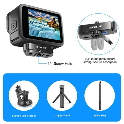 For GoPro HERO13 Black PULUZ Magnetic Quick Release Metal Base, For GoPro HERO13 Black / MAX2
