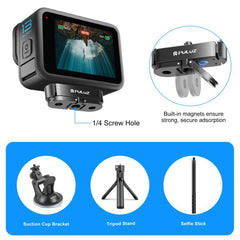 For GoPro HERO13 Black PULUZ Magnetic Quick Release Metal Base