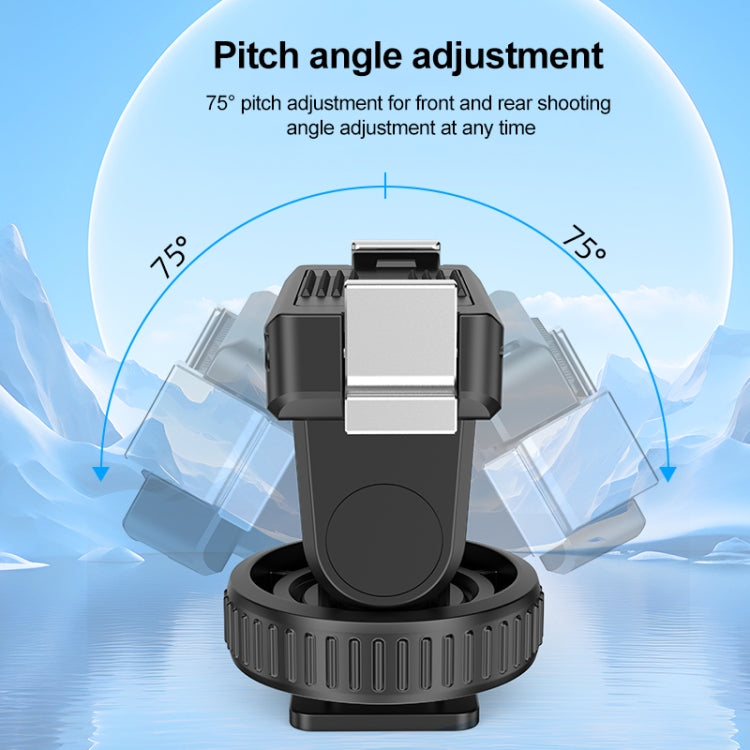 For DJI Osmo Action 5 Pro / 4 / 3 PULUZ Cold Shoe Gimbal Quick Release Base Adapter, For DJI Osmo Action 5 Pro / 4 / 3