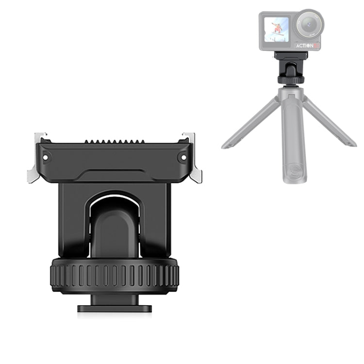 For DJI Osmo Action 5 Pro / 4 / 3 PULUZ Cold Shoe Gimbal Quick Release Base Adapter