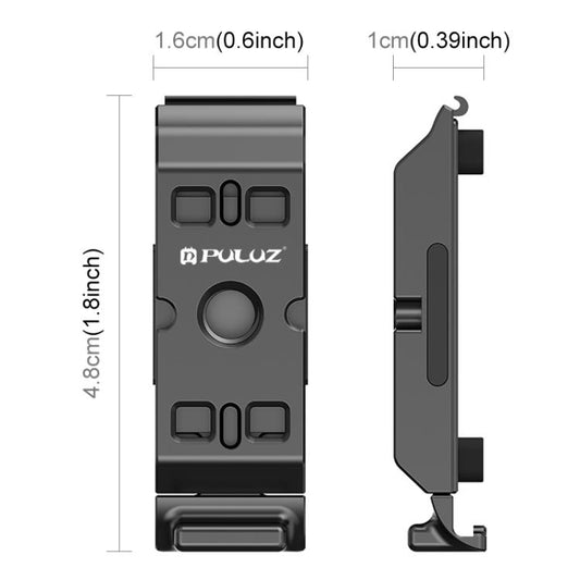 PULUZ ACE / AC Aluminum Alloy Battery Side Interface Cover for Insta360 Ace Pro 2