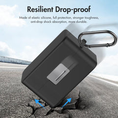 For DJI Mic Mini PULUZ Charging Case Silicone Scratch-proof Protective Cover