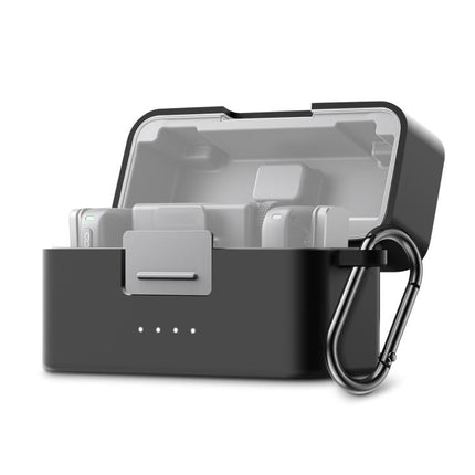 For DJI Mic Mini PULUZ Charging Case Silicone Scratch-proof Protective Cover