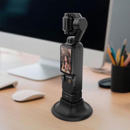 For DJI Osmo Pocket 3 PULUZ Adhesive Type Silicone Dock Desktop Base Bracket