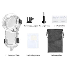 For Insta360 X5 PULUZ 60m Waterproof Sealed Diving Case