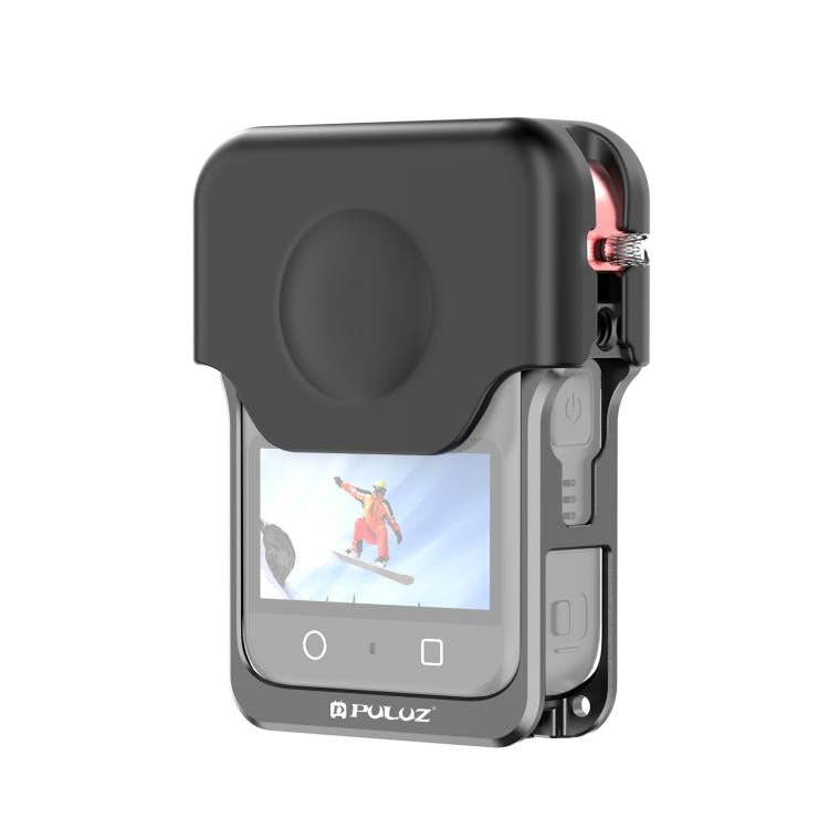 For DJI Osmo 360 PULUZ Aluminum Alloy Protective Cage Expansion Frame with Lens Cover