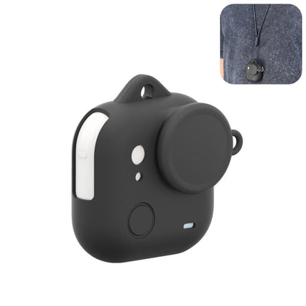 For Insta360 GO Ultra PULUZ Body Silicone Protective Cover with Lens Cap & Lanyards, Protective Cover (Black), Protective Cover (Red), Protective Cover (White)
