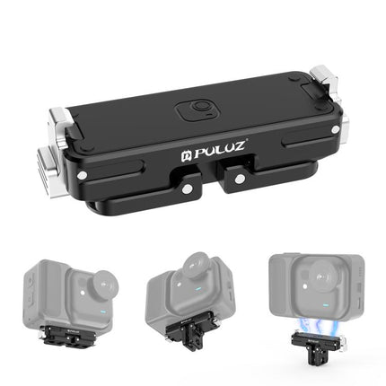For Insta360 GO Ultra PULUZ Magnetic Aluminum Alloy Quick Release Base Mount