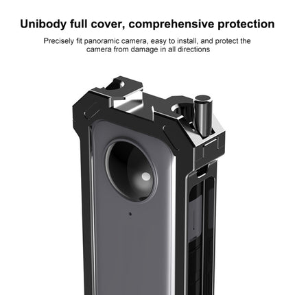 For Insta360 X3 PULUZ Metal Protective Cage Rig Housing Frame with Expand Cold Shoe Base & Tripod Adapter, Metal Cage US Stock, For Insta360 X3