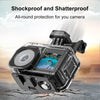 For DJI Osmo Action 5 Pro / 3 / 4 PULUZ 40m Underwater Waterproof Housing Diving Case with Cold Shoe & Buckle Basic Mount & Screw, For DJI Osmo Action 3 / 4 Waterproof Case