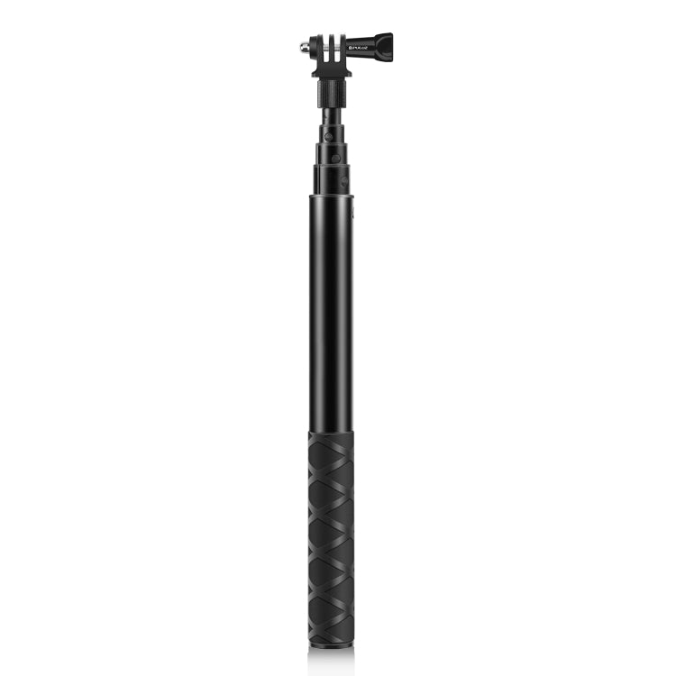 PULUZ 110cm Metal Selfie Stick Monopod with Invisible Adapter Base & Screw for Insta360 One RS / X2 / X3 / X4