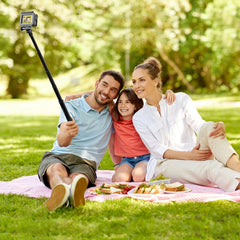 PULUZ 110cm Metal Selfie Stick Monopod with Invisible Adapter Base & Screw for Insta360 One RS / X2 / X3 / X4, 110cm Monopod