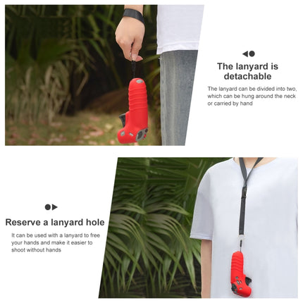 For DJI RC Motion 2 / DJI Avata / FPV Rocker PULUZ Silicone Protective Case with Neck Strap, For DJI Avata / FPV Rocker with Neck Strap