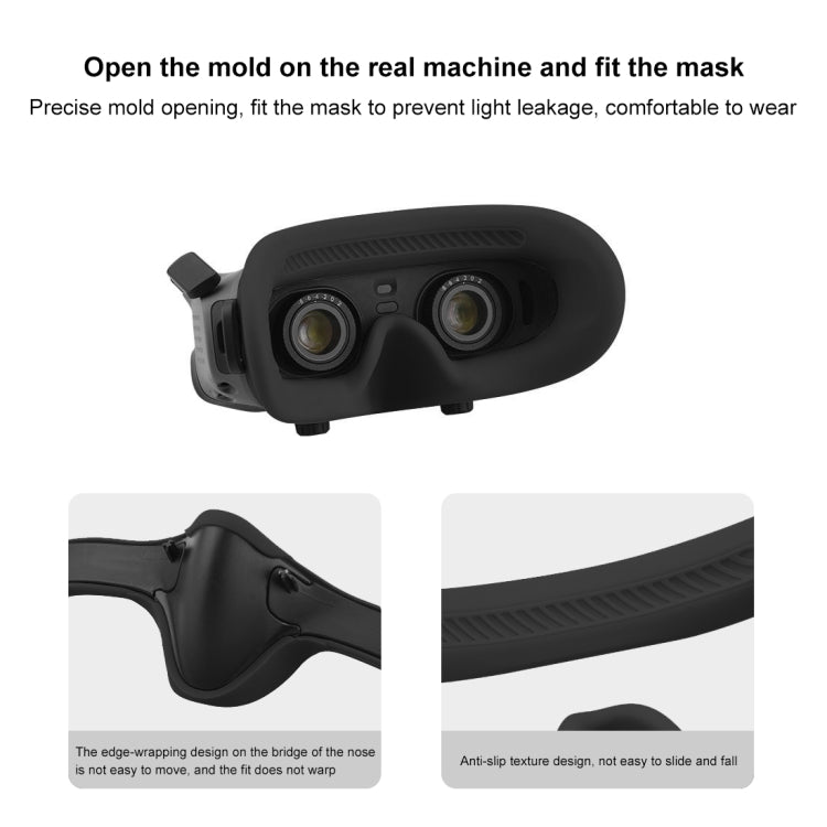 For DJI Avata Goggles 2 PULUZ Flying Eye Mask Silicone Protective Case