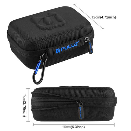 PULUZ Waterproof Carrying and Travel Case for GoPro, DJI Osmo Action and other Sport Cameras Accessories, Small Size: 16cm x 12cm x 7cm, For GoPro, Size: 16cm x 12cm x 7cm