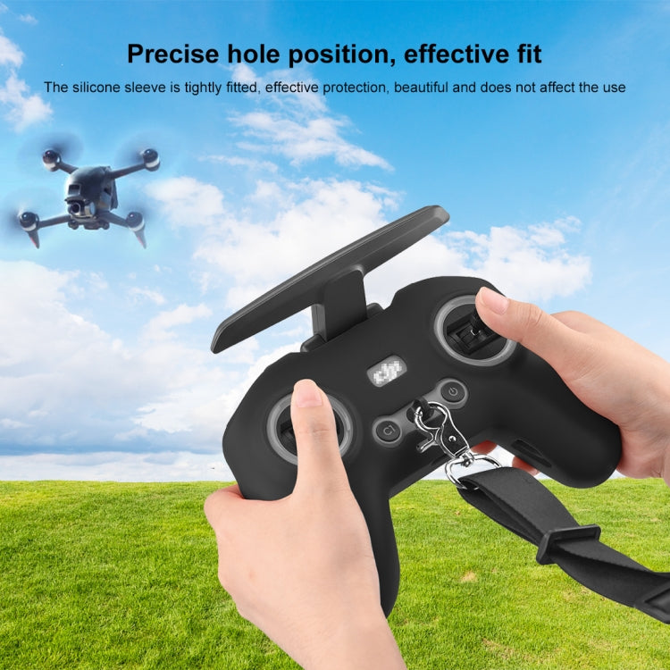 For DJI FPV Combo Remote Control PULUZ Silicone Protective Case