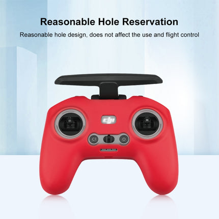 For DJI FPV Combo Remote Control PULUZ Silicone Protective Case with Neck Strap, For DJI FPV Combo Remote Control with Neck Strap