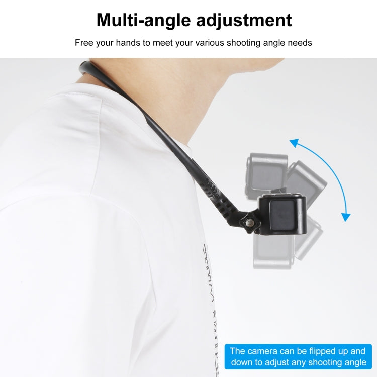 PULUZ Lazy Adjustable Neck Bracket for GoPro Action Cameras, Neck Bracket