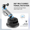 PULUZ Car Suction Cup Arm Mount with Mount Adapter & Long Screw, Suction Cup Mount