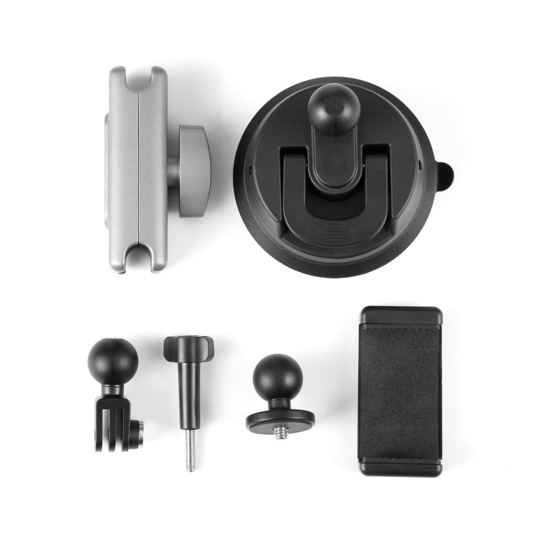 PULUZ Car Suction Cup Arm Mount with Mount Adapter & Long Screw