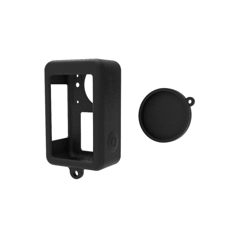 For DJI Osmo Action 4 / 3 PULUZ Silicone Protective Case with Lens Cap