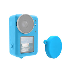 For DJI Osmo Action 4 / 3 PULUZ Silicone Protective Case with Lens Cap, For DJI Osmo Action 4 / 3