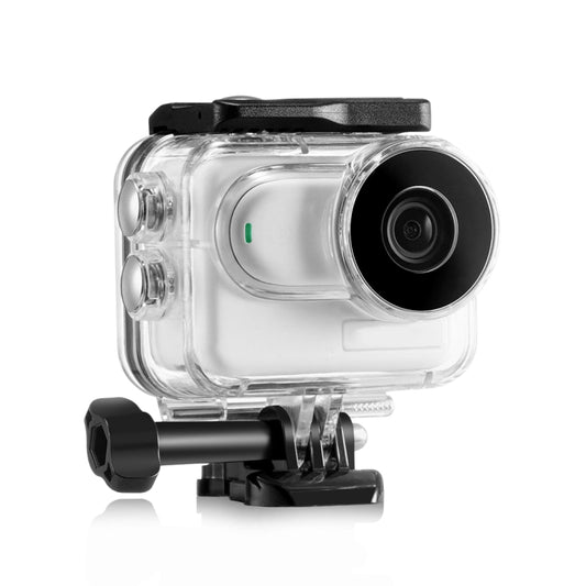 For Insta360 GO 3 PULUZ 60m Underwater Waterproof Housing Case with Base Adapter & Screw, Waterproof Housing Case