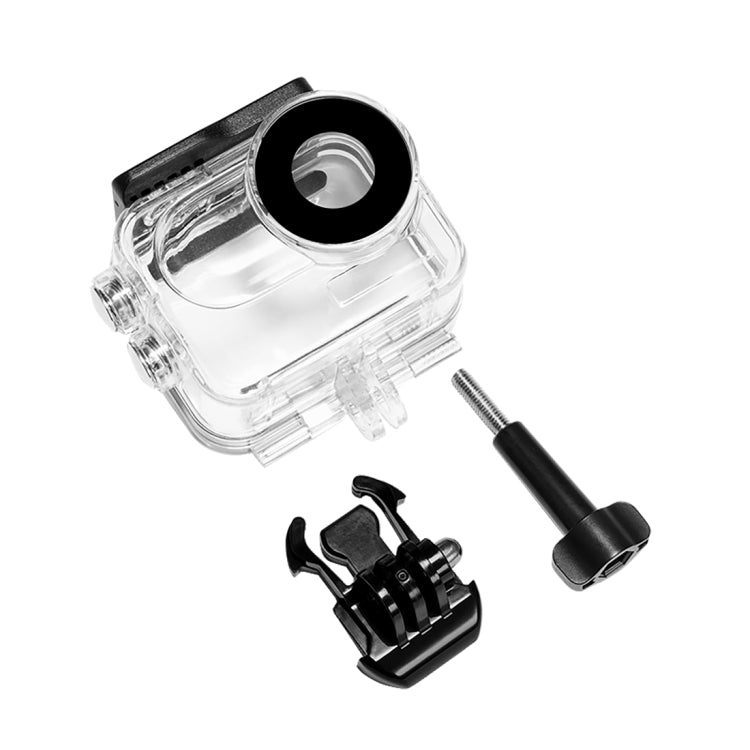 For Insta360 GO 3 PULUZ 60m Underwater Waterproof Housing Case with Base Adapter & Screw