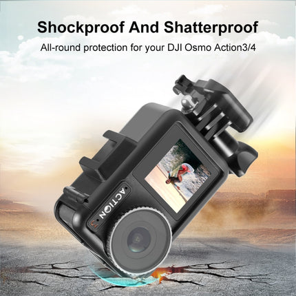 For DJI Osmo Action 4 / 3 PULUZ Vertical Plastic Protective Frame Cage with Cold Shoes, For DJI Osmo Action 5 Pro / 4 / 3 Vertical Cage