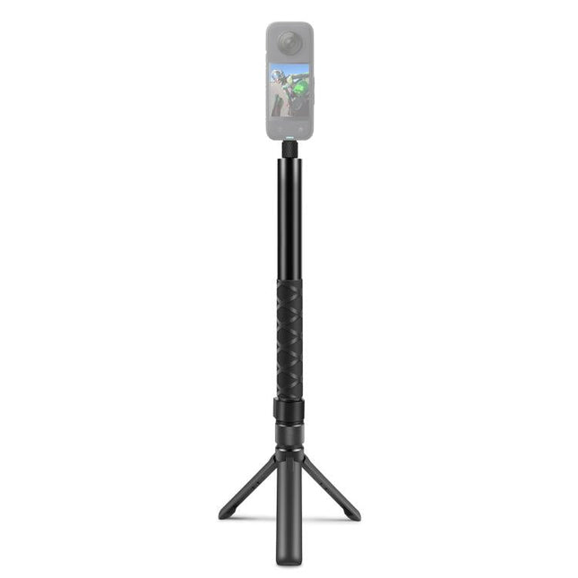 For Insta360 X3 PULUZ Rotary Handle Desktop Tripod Stand 110cm Selfie Stick Monopod, Desktop Tripod Stand 110cm Selfie Stick