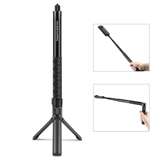 For Insta360 X3 PULUZ Rotary Handle Desktop Tripod Stand 110cm Selfie Stick Monopod, Desktop Tripod Stand 110cm Selfie Stick