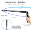 For Insta360 X3 PULUZ Rotary Handle Desktop Tripod Stand 110cm Selfie Stick Monopod