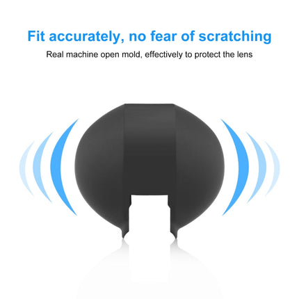 For Insta360 X3 PULUZ Invisible Dive Case Lens Guard Silicone Protective Cover, For Insta360 X4 / X3