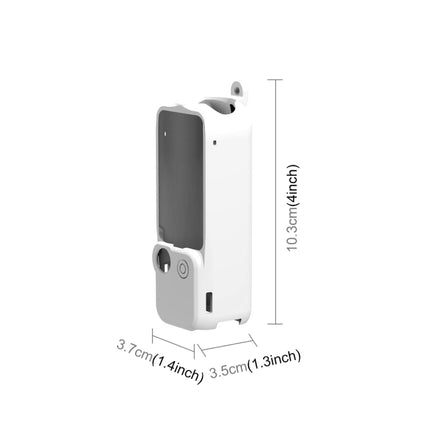 For DJI OSMO Pocket 3 PULUZ  3 in 1 Silicone Cover Case Set, Silicone Case Black, Silicone Case Red, Silicone Case White