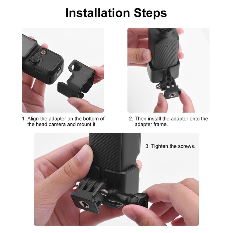 For DJI OSMO Pocket 3 PULUZ Adapter Frame Expansion Bracket with 1/4 inch Hole, Adapter Frame