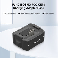 For DJI OSMO Pocket 3 PULUZ USB-C / Type-C Dock Desktop Charging Base Aluminum Alloy Bracket, Desktop Charging Base