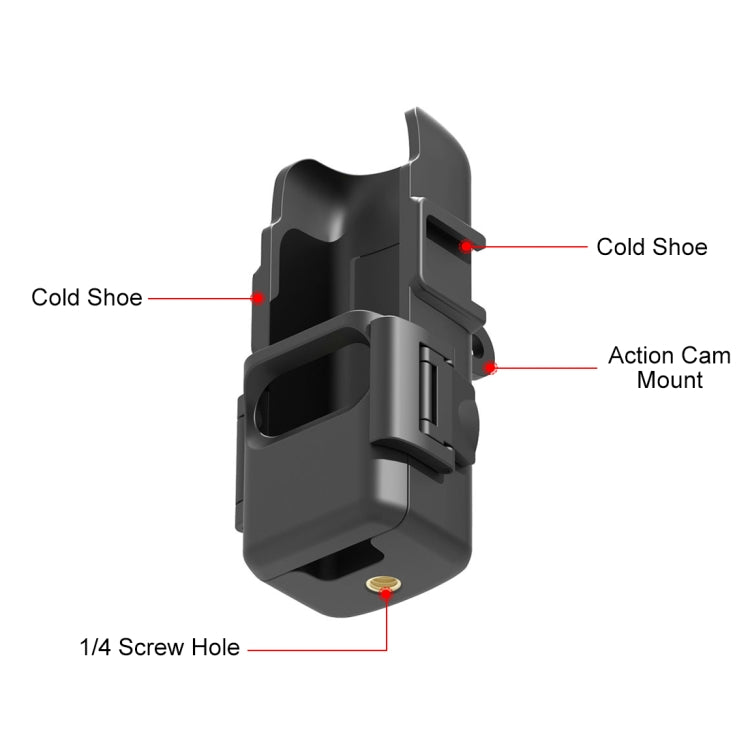 For DJI OSMO Pocket 3 PULUZ Protection Frame Expansion Adapter Bracket