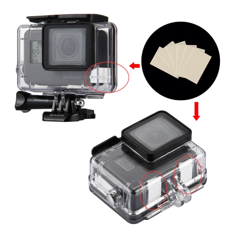 12 PCS PULUZ Professional Reusable Anti-Fog Inserts for GoPro HERO10 Black / HERO9 Black / HERO8 Black /HERO7 /6 /5, DJI Osmo Action, Xiaoyi and Other Action Cameras