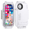 For iPhone X / XS PULUZ 40m/130ft Waterproof Diving Case, Photo Video Taking Underwater Housing Cover, For iPhone X / XS(White), For iPhone X / XS(Transparent), For iPhone X / XS(Black)